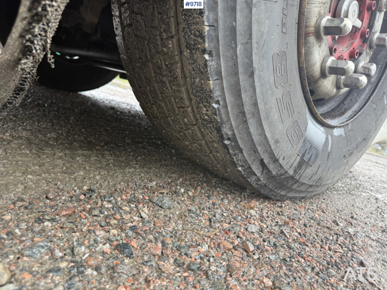 Tømmerbil, Lastbil med kran Log truck Scania R520 with crane: billede 17