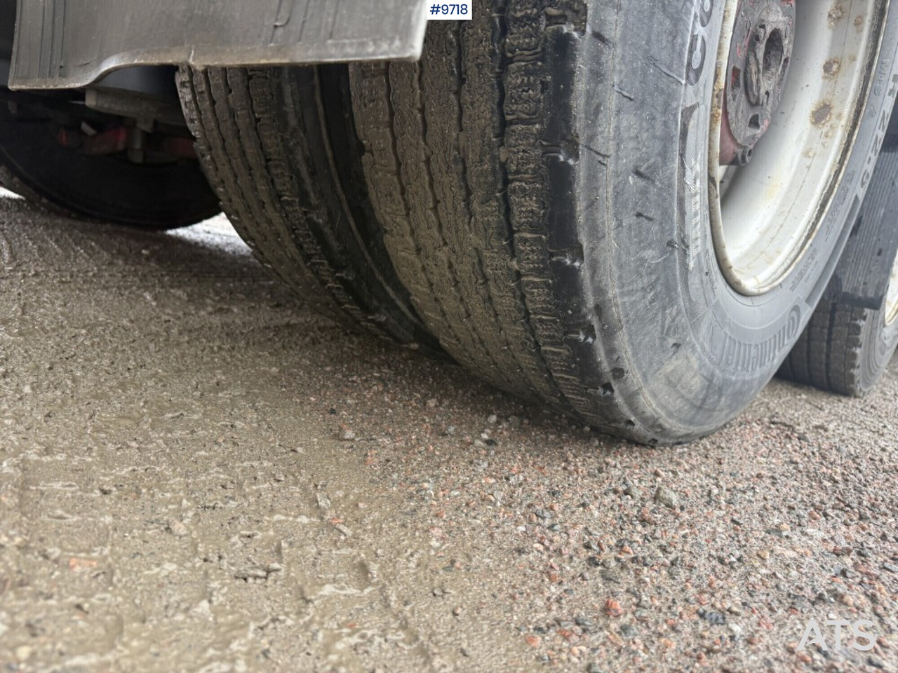 Tømmerbil, Lastbil med kran Log truck Scania R520 with crane: billede 14