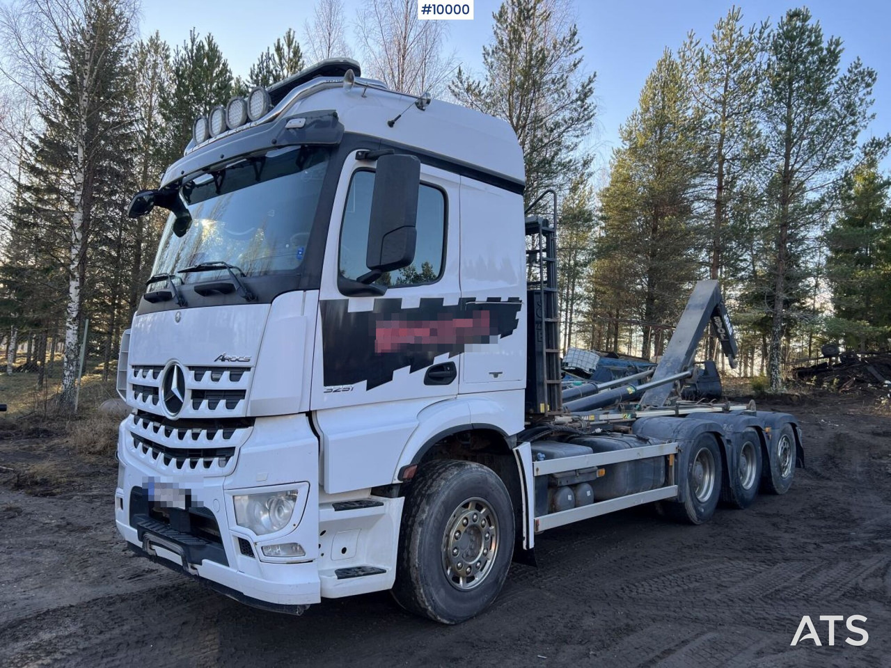 MERCEDES-BENZ AROCS 3251 Hook Truck with tridem body - Lastbil kroghejs: billede 1 MERCEDES-BENZ AROCS 3251 Hook Truck with tridem body - Lastbil kroghejs: billede 1