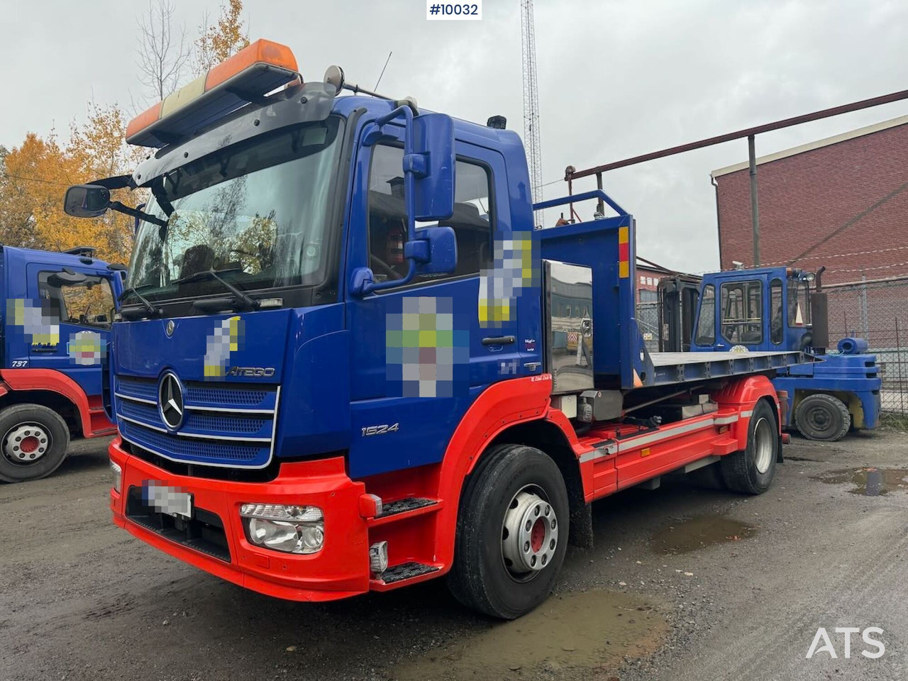 Mercedes Atego 1524 Hook Truck with AJK hook - Lastbil kroghejs: billede 1 Mercedes Atego 1524 Hook Truck with AJK hook - Lastbil kroghejs: billede 1