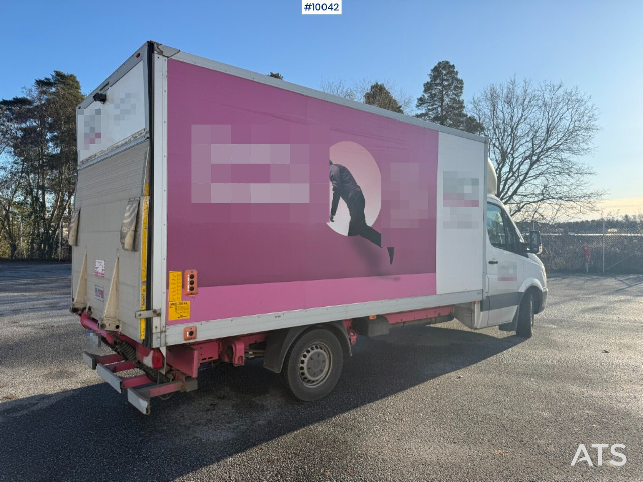 Mercedes Benz Sprinter with tail lift - Varebil med kasse: billede 5 Mercedes Benz Sprinter with tail lift - Varebil med kasse: billede 5