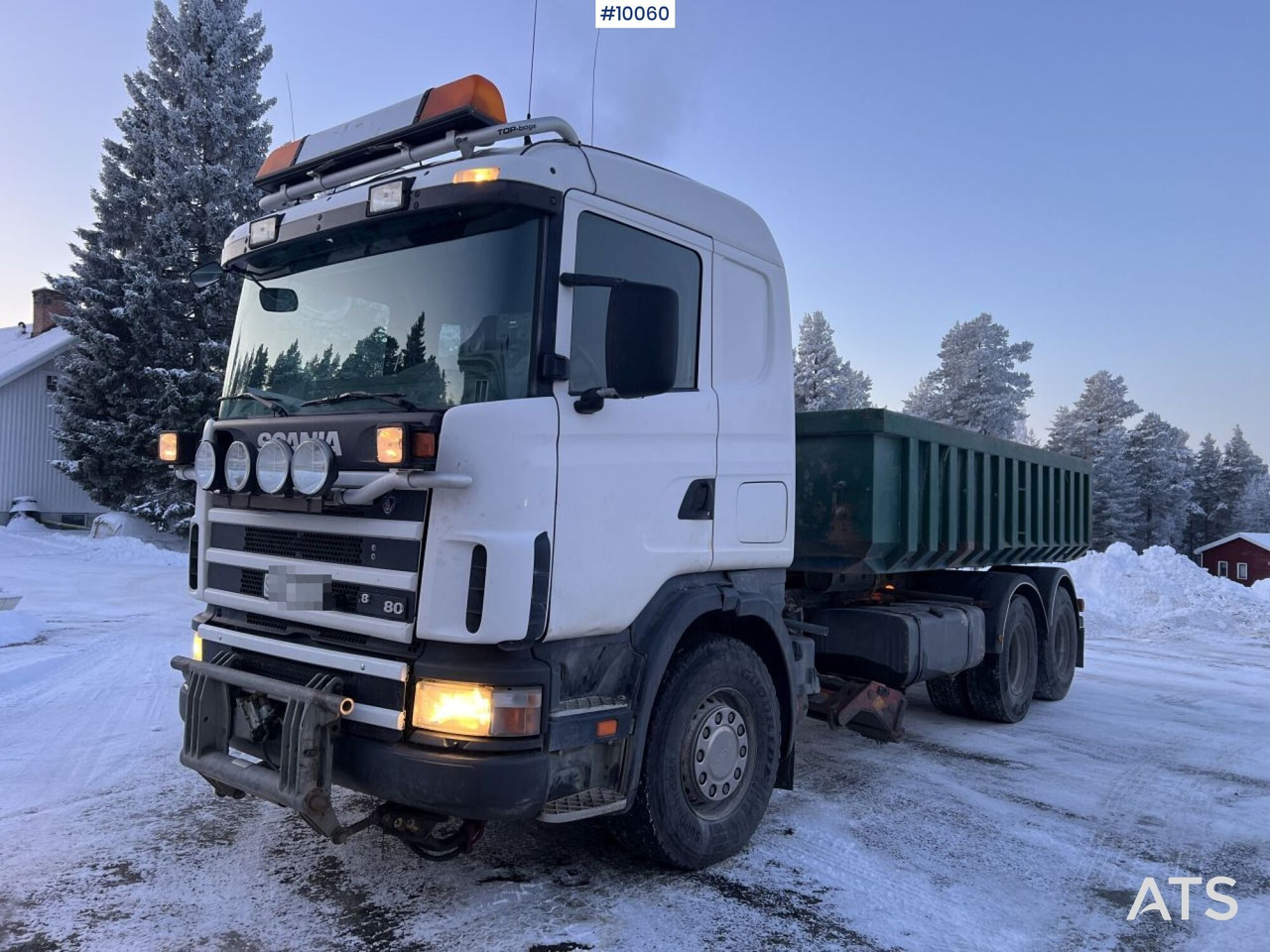 SCANIA R164 Tipper truck with plow equipment (VIDEO) - Tipvogn lastbil: billede 1 SCANIA R164 Tipper truck with plow equipment (VIDEO) - Tipvogn lastbil: billede 1
