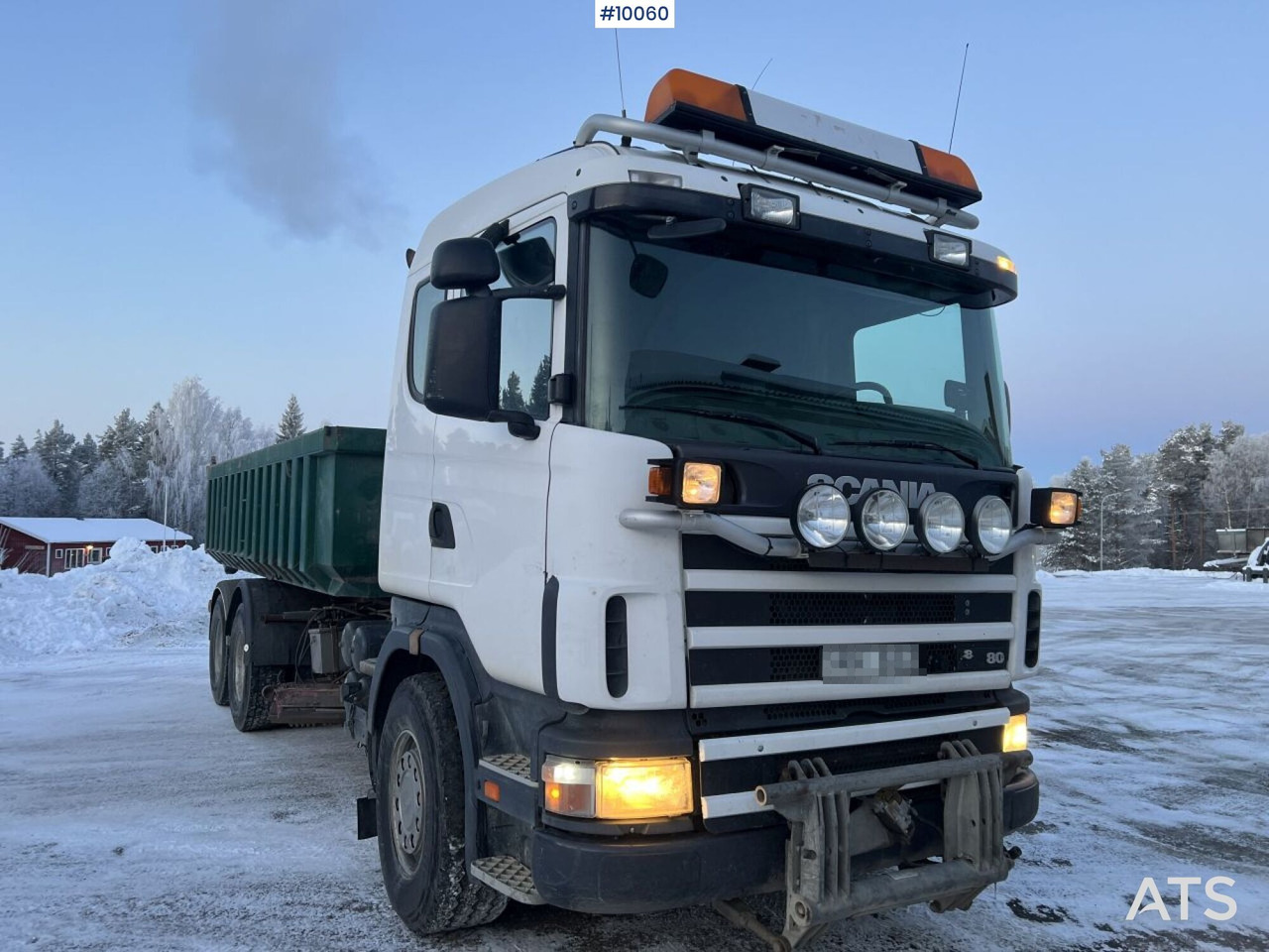 SCANIA R164 Tipper truck with plow equipment (VIDEO) - Tipvogn lastbil: billede 4 SCANIA R164 Tipper truck with plow equipment (VIDEO) - Tipvogn lastbil: billede 4