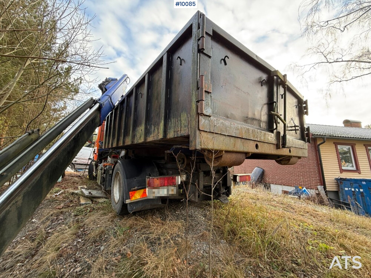 Lastbil kroghejs, Lastbil med kran Scania P94G 300 Crane truck with flatbed Rep. object: billede 8 Lastbil kroghejs, Lastbil med kran Scania P94G 300 Crane truck with flatbed Rep. object: billede 8
