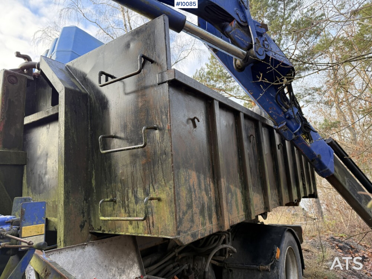 Lastbil kroghejs, Lastbil med kran Scania P94G 300 Crane truck with flatbed Rep. object: billede 16 Lastbil kroghejs, Lastbil med kran Scania P94G 300 Crane truck with flatbed Rep. object: billede 16