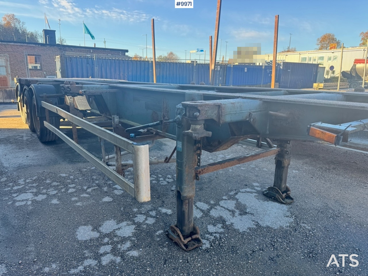 Schweriner CS40 container chassis. - Chassis sættevogn: billede 5 Schweriner CS40 container chassis. - Chassis sættevogn: billede 5