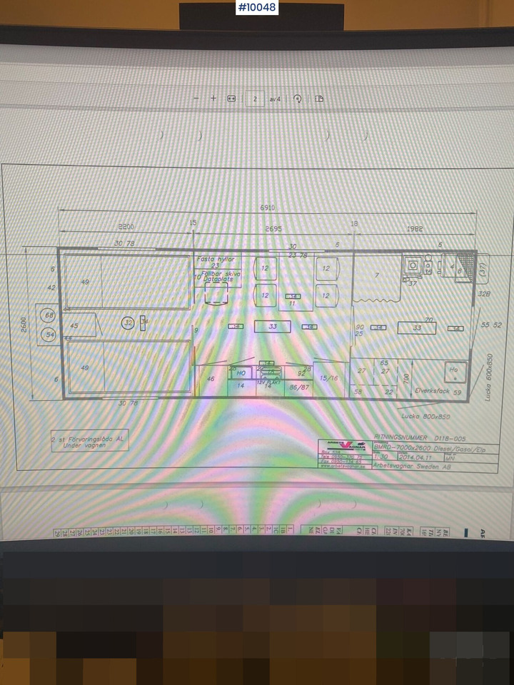 Skur container, Anhænger Staff cabin - Arbetsvagnar BMRD 7000: billede 11