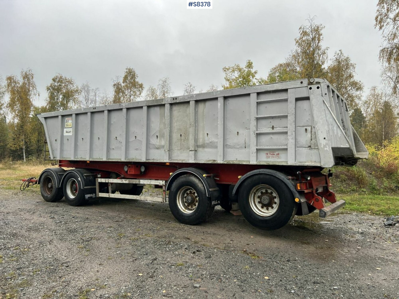 Tipper trailer, Fruehauf TP-87 with dump body Benalu - Tipvogn påhængsvogn: billede 3 Tipper trailer, Fruehauf TP-87 with dump body Benalu - Tipvogn påhængsvogn: billede 3