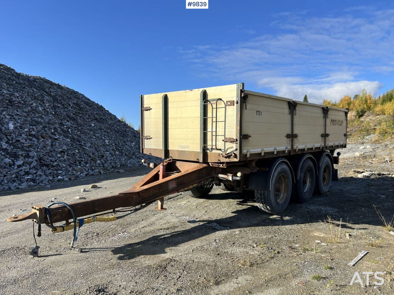 Tipvogn påhængsvogn Tipper wagon Kilafors SKB3-T58: billede 1