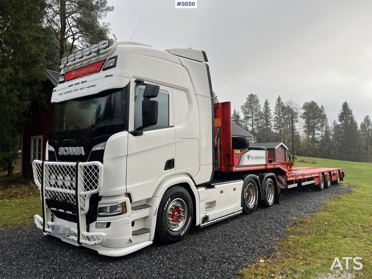 Scania R500 Tractor unit with Doll S3L Trombone Trailer - Trækker, Nedbygget platform sættevogn: billede 2 Scania R500 Tractor unit with Doll S3L Trombone Trailer - Trækker, Nedbygget platform sættevogn: billede 2