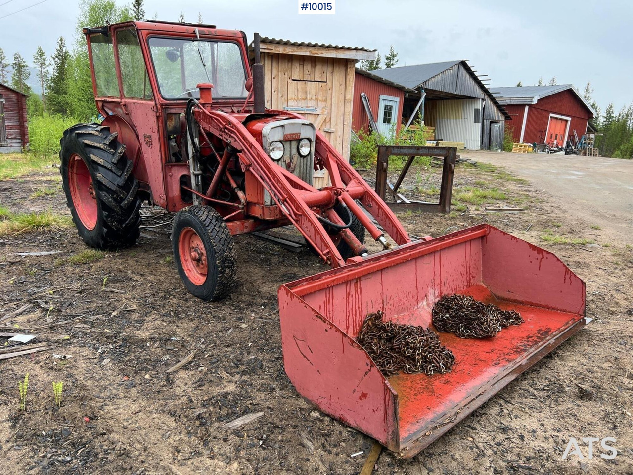VALMET 565 Tractor with bucket (VIDEO) - Traktor: billede 4 VALMET 565 Tractor with bucket (VIDEO) - Traktor: billede 4