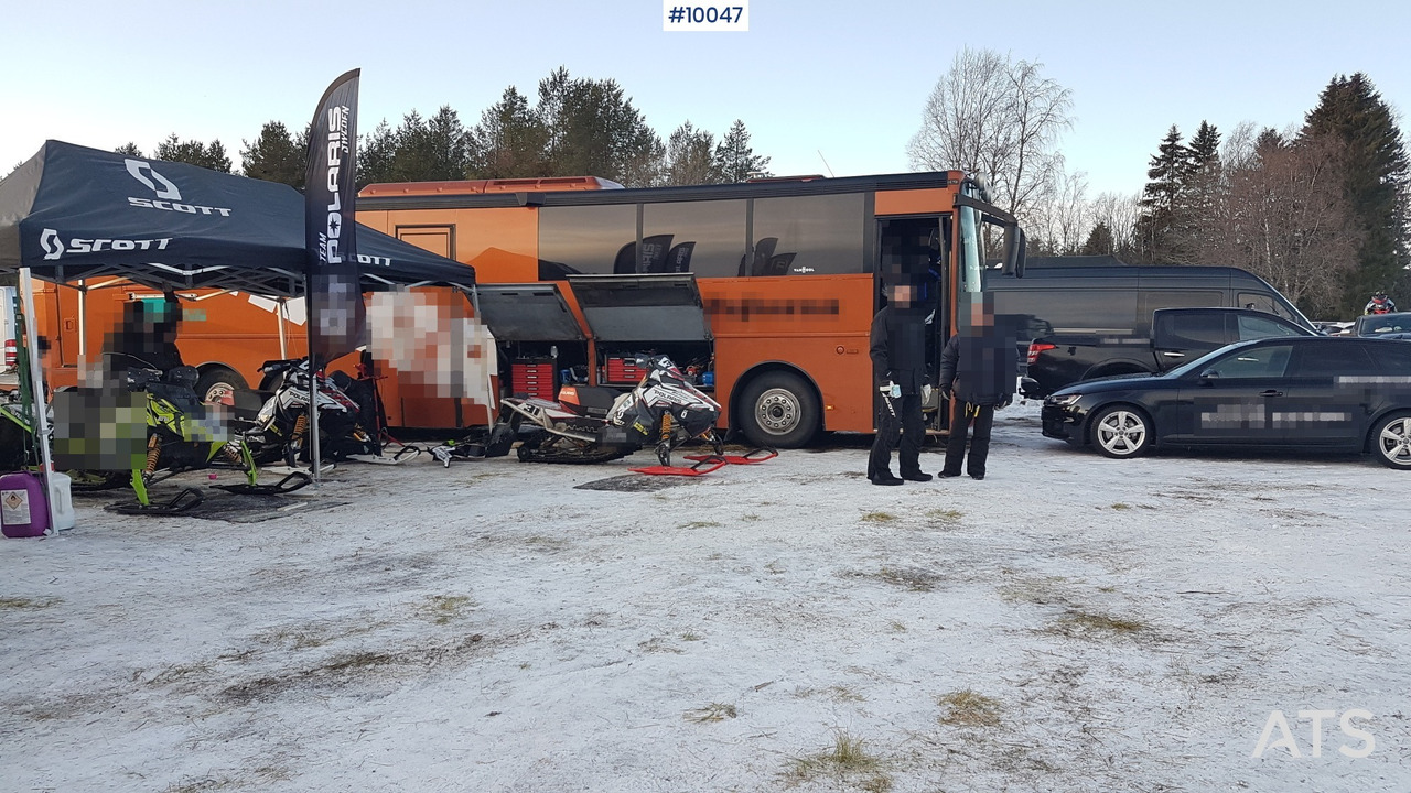 VOLVO B10M-70B Motorhome / Snowmobile bus with rear lift - Camper van: billede 2 VOLVO B10M-70B Motorhome / Snowmobile bus with rear lift - Camper van: billede 2