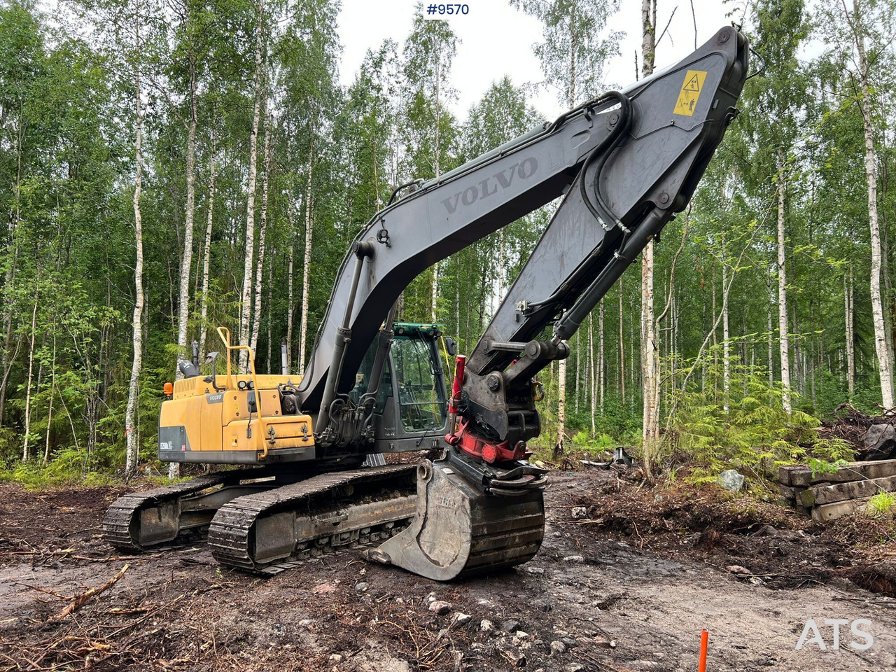 Volvo EC 250 DL grävsystem, rotor och planerskopa - Bæltegravemaskine: billede 2 Volvo EC 250 DL grävsystem, rotor och planerskopa - Bæltegravemaskine: billede 2
