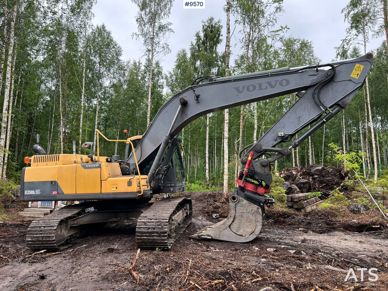 Volvo EC 250 DL grävsystem, rotor och planerskopa - Bæltegravemaskine: billede 3 Volvo EC 250 DL grävsystem, rotor och planerskopa - Bæltegravemaskine: billede 3
