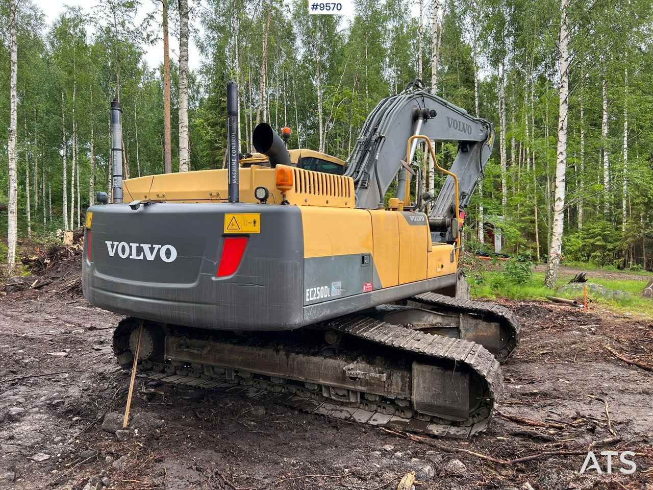 Leje en  Volvo EC 250 DL grävsystem, rotor och planerskopa Volvo EC 250 DL grävsystem, rotor och planerskopa: billede 8