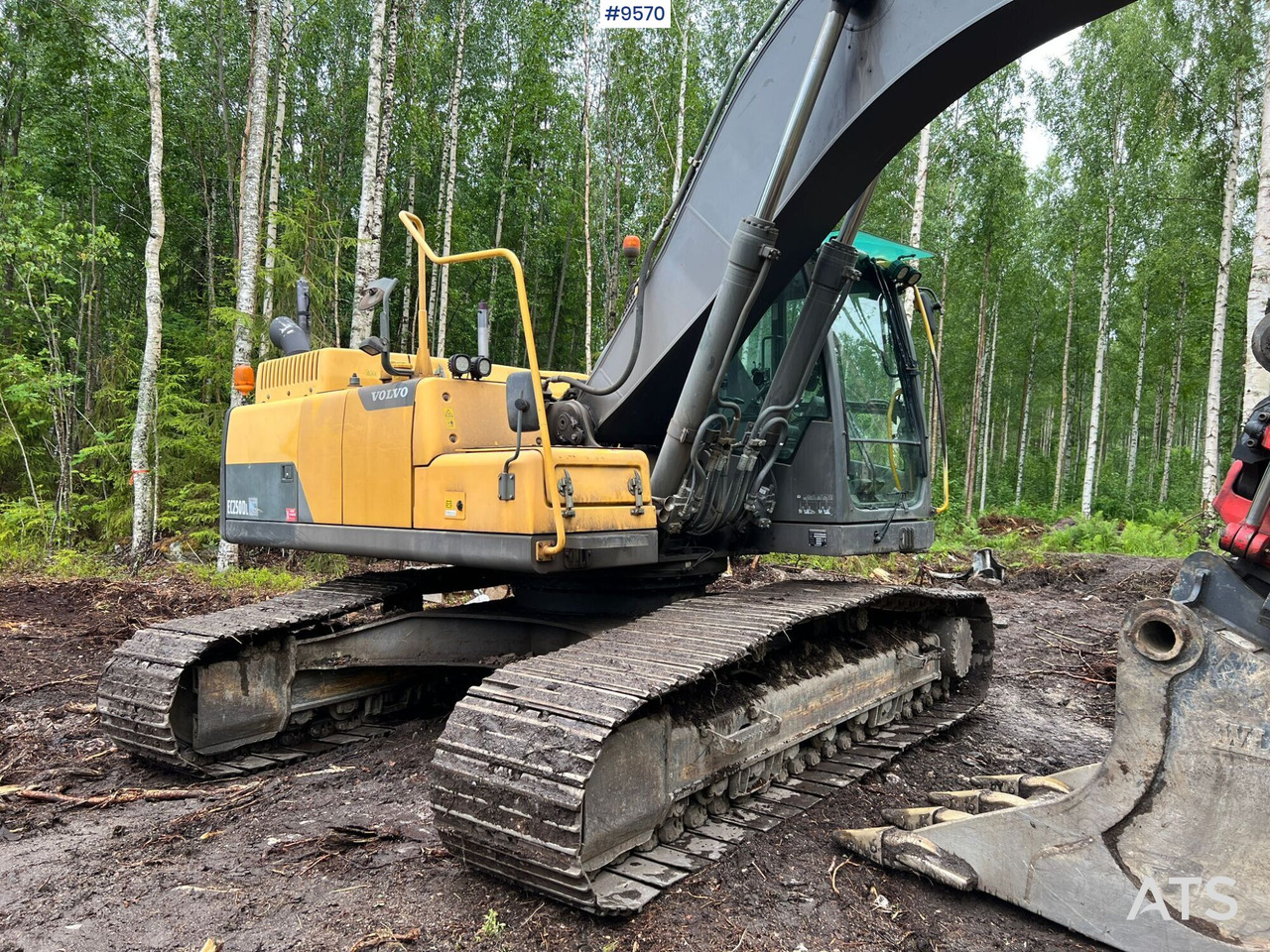Leje en  Volvo EC 250 DL grävsystem, rotor och planerskopa Volvo EC 250 DL grävsystem, rotor och planerskopa: billede 16