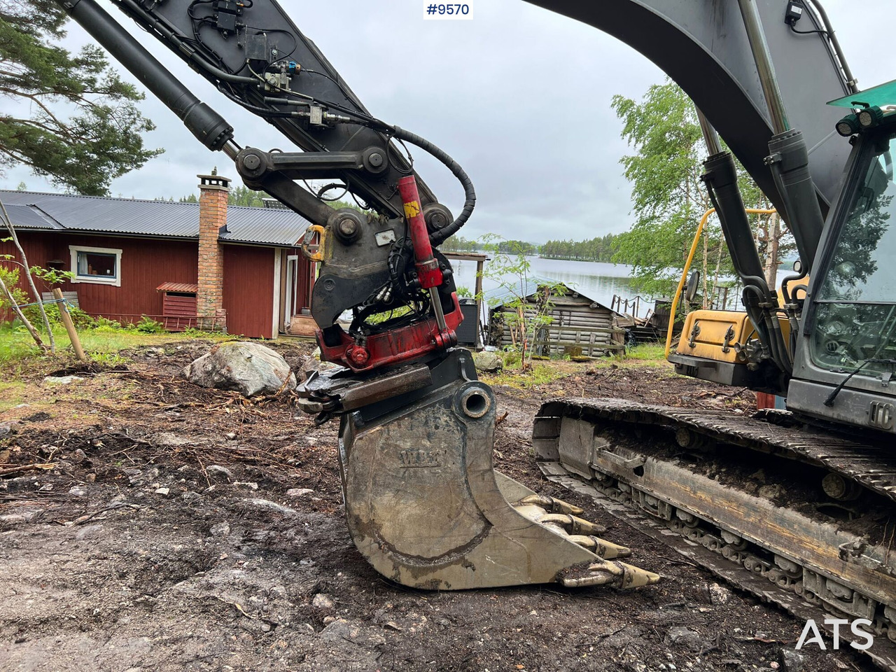 Leje en  Volvo EC 250 DL grävsystem, rotor och planerskopa Volvo EC 250 DL grävsystem, rotor och planerskopa: billede 12