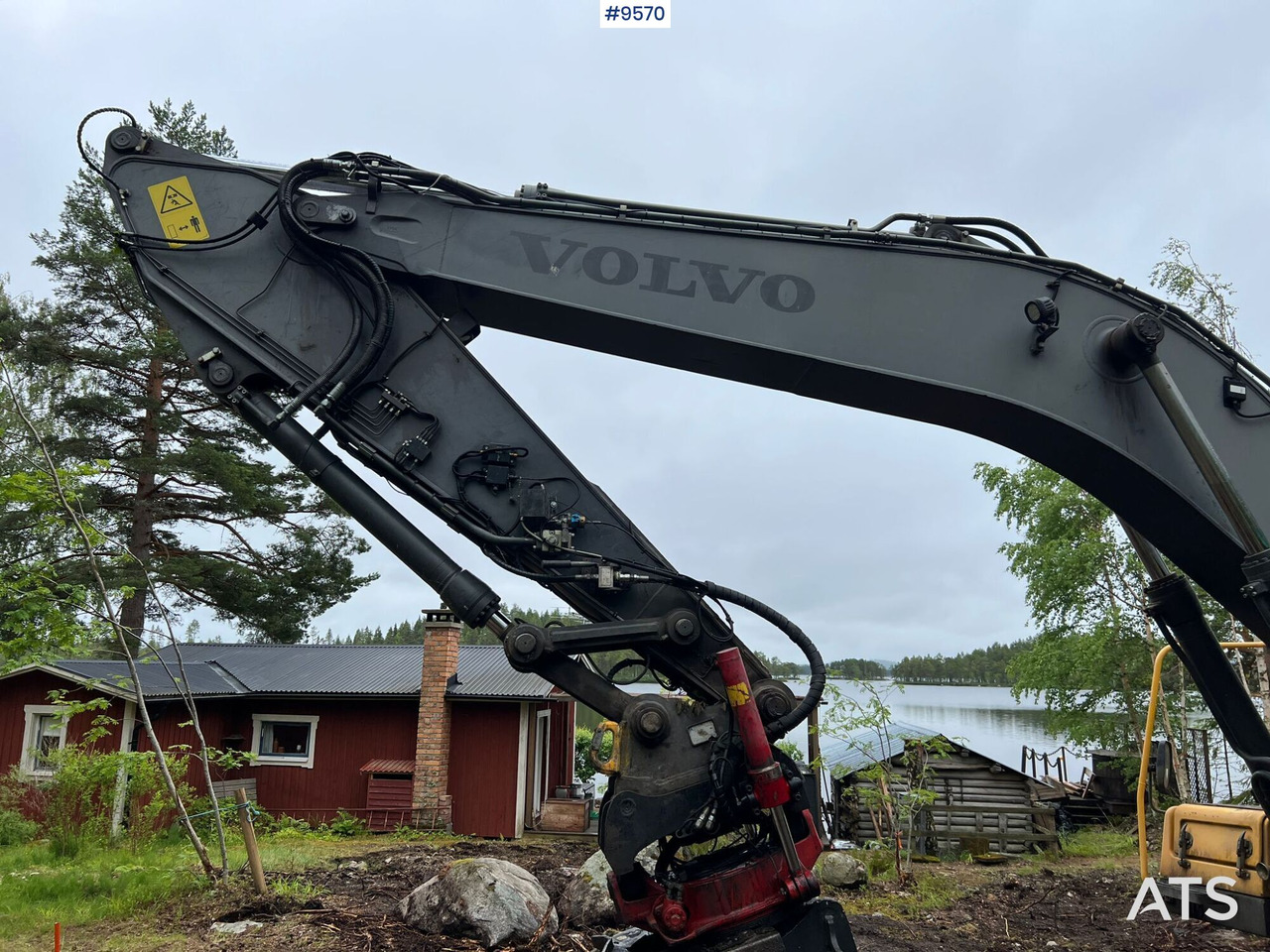 Leje en  Volvo EC 250 DL grävsystem, rotor och planerskopa Volvo EC 250 DL grävsystem, rotor och planerskopa: billede 11