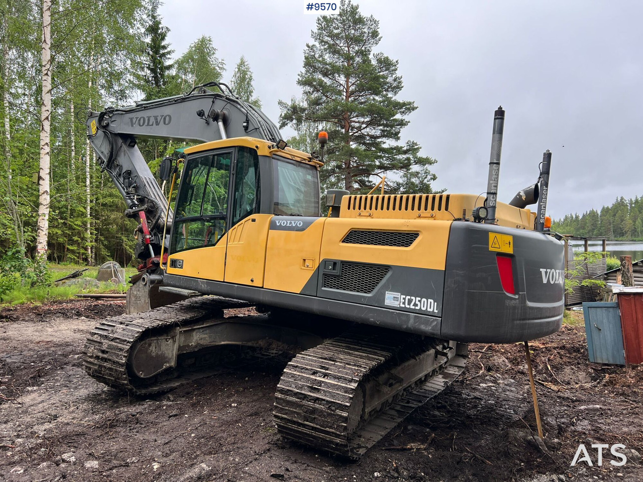 Volvo EC 250 DL grävsystem, rotor och planerskopa - Bæltegravemaskine: billede 4 Volvo EC 250 DL grävsystem, rotor och planerskopa - Bæltegravemaskine: billede 4