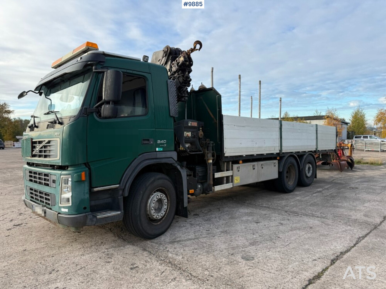 Volvo FM 340 6x2 crane truck with Hiab 220 (VIDEO) - Lastbil med lad, Lastbil med kran: billede 1 Volvo FM 340 6x2 crane truck with Hiab 220 (VIDEO) - Lastbil med lad, Lastbil med kran: billede 1