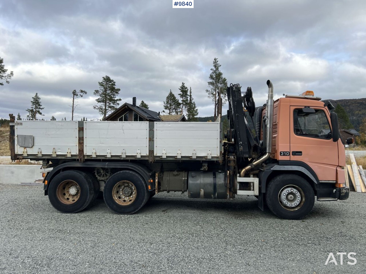 Volvo FM7 crane truck/tipper truck with Hiab 112 (video) - Tipvogn lastbil: billede 4 Volvo FM7 crane truck/tipper truck with Hiab 112 (video) - Tipvogn lastbil: billede 4