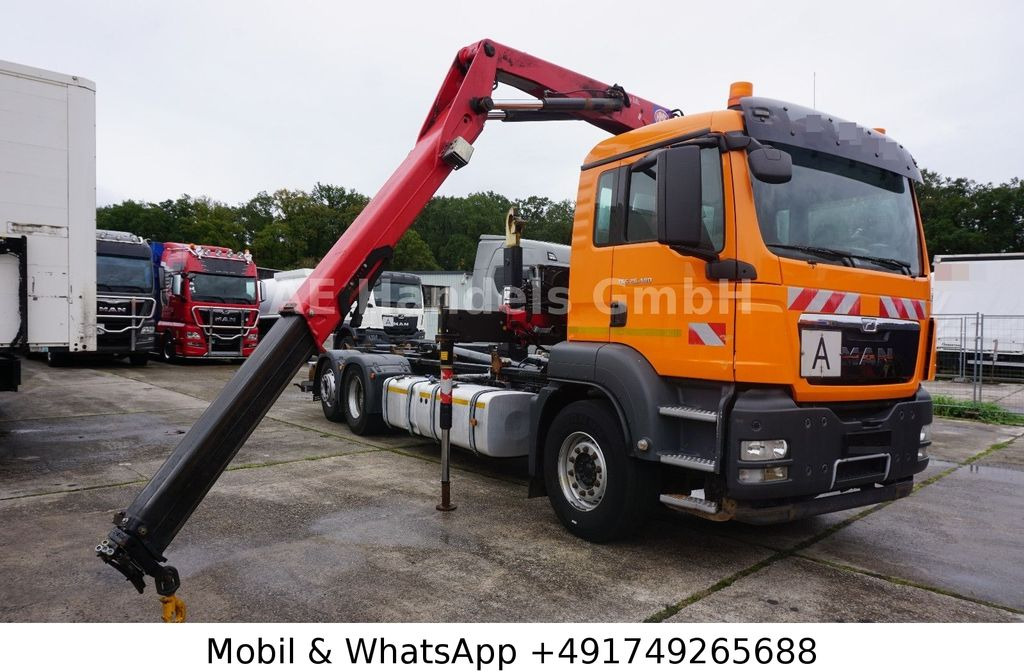 MAN TGS 26.400 BL *Hyva-20.60S/HMF-1444-22/Lenk+Lift MAN TGS 26.400 BL *Hyva-20.60S/HMF-1444-22/Lenk+Lift - Lastbil kroghejs, Lastbil med kran: billede 1 MAN TGS 26.400 BL *Hyva-20.60S/HMF-1444-22/Lenk+Lift MAN TGS 26.400 BL *Hyva-20.60S/HMF-1444-22/Lenk+Lift - Lastbil kroghejs, Lastbil med kran: billede 1