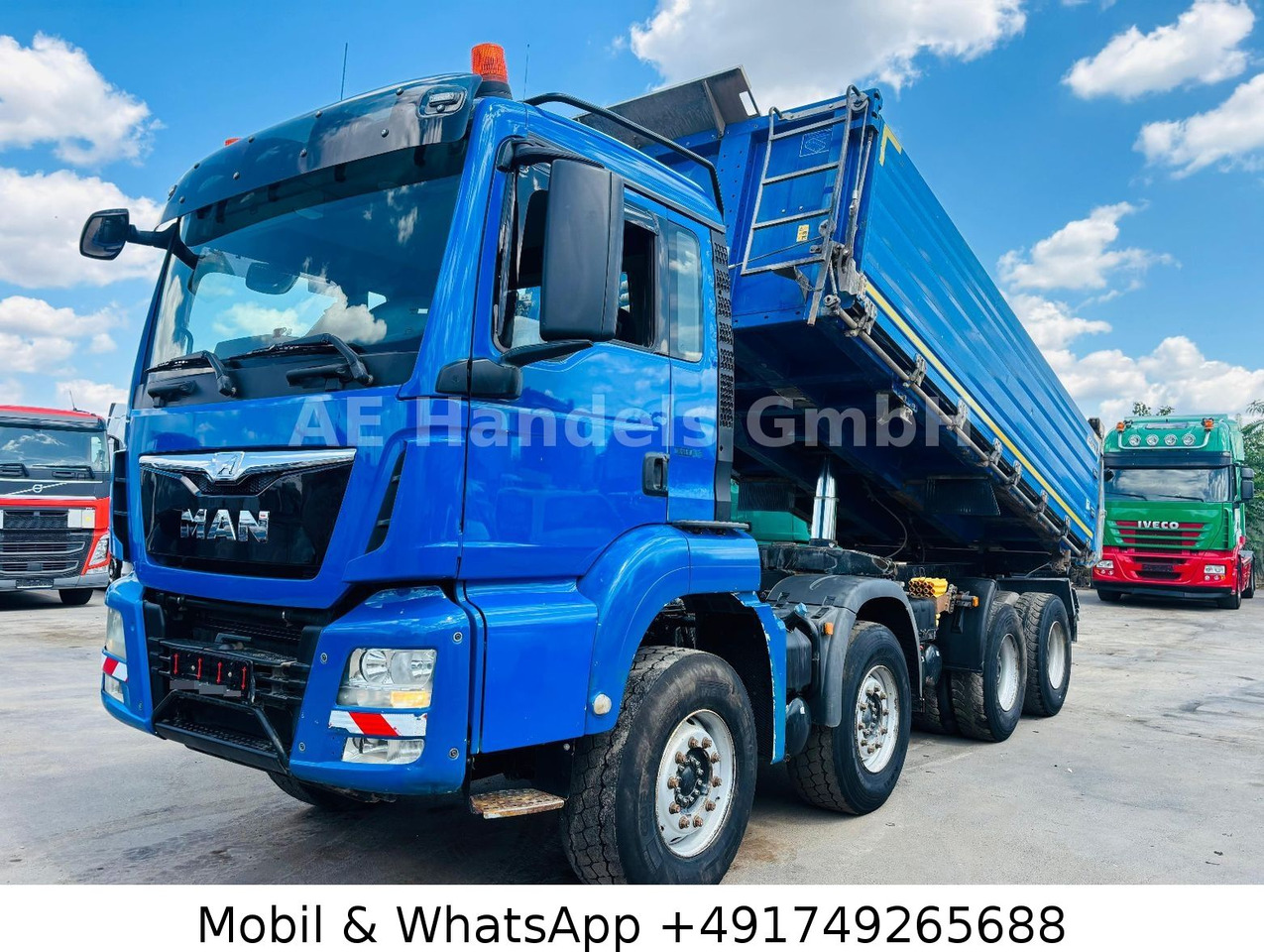 MAN TGS 35.400 M 8x4 BB Dautel Alu *Retarder/15m³ - Tipvogn lastbil: billede 1 MAN TGS 35.400 M 8x4 BB Dautel Alu *Retarder/15m³ - Tipvogn lastbil: billede 1