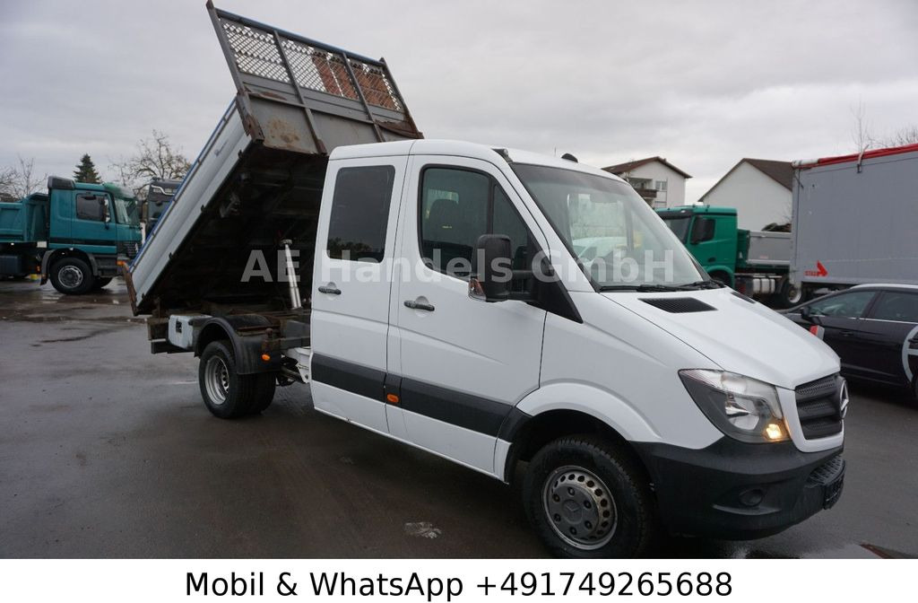 Mercedes-Benz Sprinter III 416 Doka *Manual/Klima/AHK/5To. - Ladbil med tip, Mandskabsbil: billede 1 Mercedes-Benz Sprinter III 416 Doka *Manual/Klima/AHK/5To. - Ladbil med tip, Mandskabsbil: billede 1