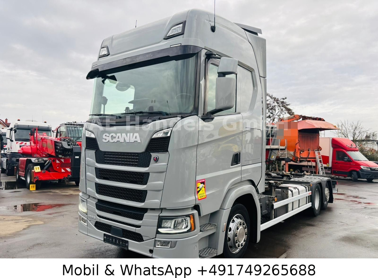 Scania S450 HighLine BDF *Retarder/Lenk+Lift/Multi/ACC - Containerbil/ Veksellad lastbil: billede 1 Scania S450 HighLine BDF *Retarder/Lenk+Lift/Multi/ACC - Containerbil/ Veksellad lastbil: billede 1