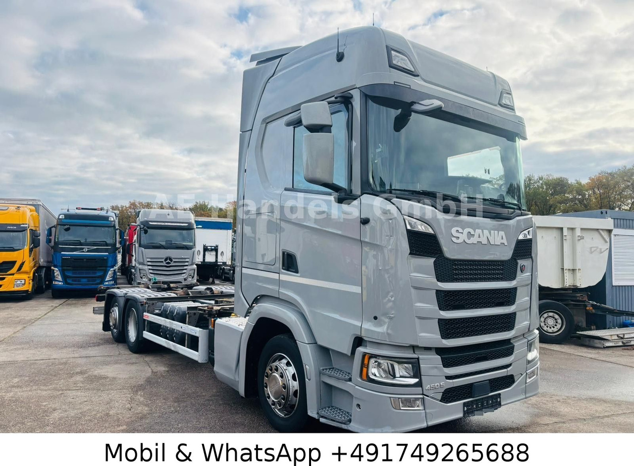 Scania S450 HighLine BDF *Retarder/Lenk+Lift/Multi/LBW - Containerbil/ Veksellad lastbil: billede 1 Scania S450 HighLine BDF *Retarder/Lenk+Lift/Multi/LBW - Containerbil/ Veksellad lastbil: billede 1