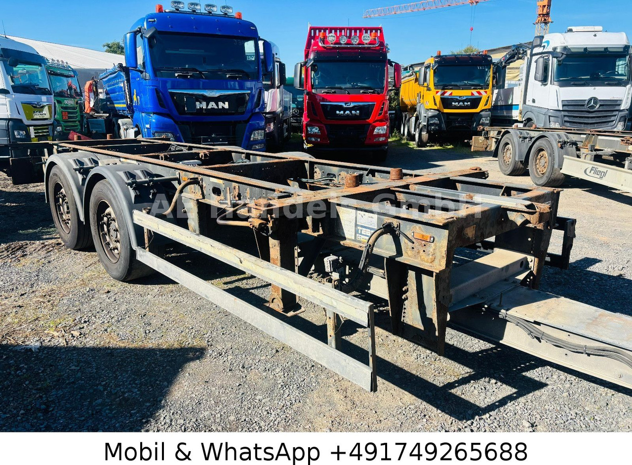 Schmitz Cargobull ZWF 18/L Tandem BDF Tiefgekoppelt*Scheibenbremse - Chassis påhængsvogn: billede 1 Schmitz Cargobull ZWF 18/L Tandem BDF Tiefgekoppelt*Scheibenbremse - Chassis påhængsvogn: billede 1