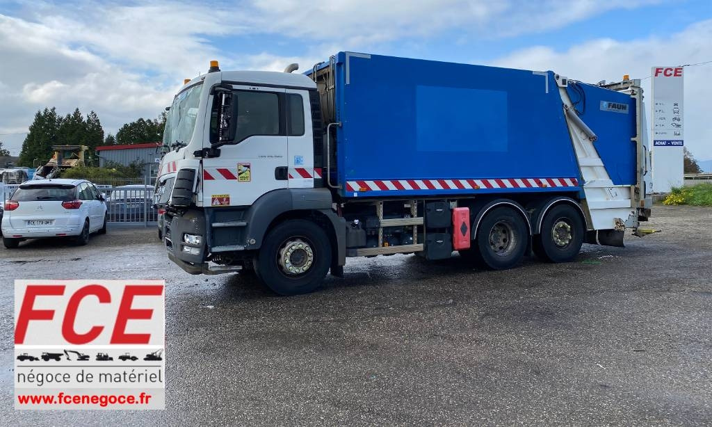 MAN TGS 26.360-6x2 FAUN VR5Z/ZÖLLER endommagé - Affaldsmaskine: billede 1 MAN TGS 26.360-6x2 FAUN VR5Z/ZÖLLER endommagé - Affaldsmaskine: billede 1