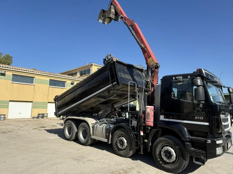 Iveco TRAKKER 410 EEV BI-BENNE GRUE MARREL 8X4 - Tipvogn lastbil: billede 4 Iveco TRAKKER 410 EEV BI-BENNE GRUE MARREL 8X4 - Tipvogn lastbil: billede 4