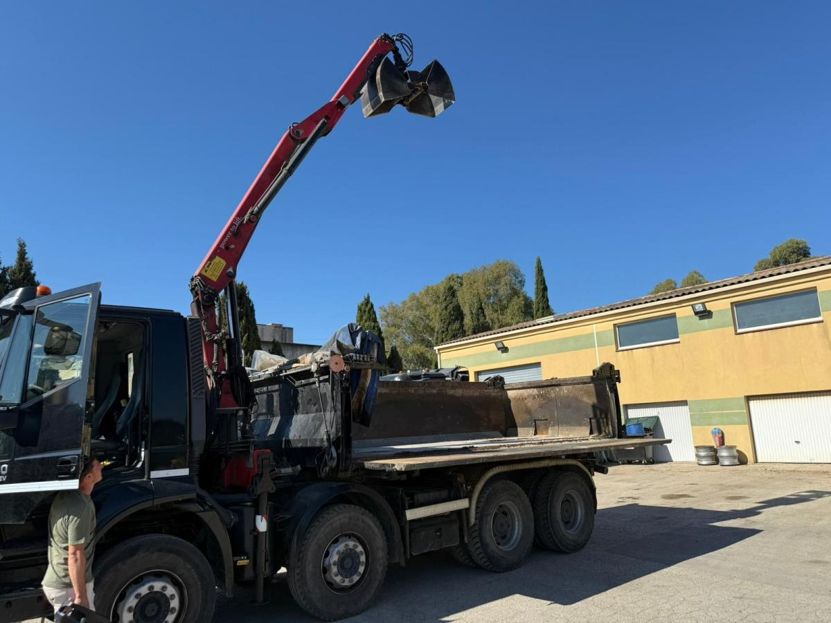 Iveco TRAKKER 410 EEV BI-BENNE GRUE MARREL 8X4 - Tipvogn lastbil: billede 5 Iveco TRAKKER 410 EEV BI-BENNE GRUE MARREL 8X4 - Tipvogn lastbil: billede 5