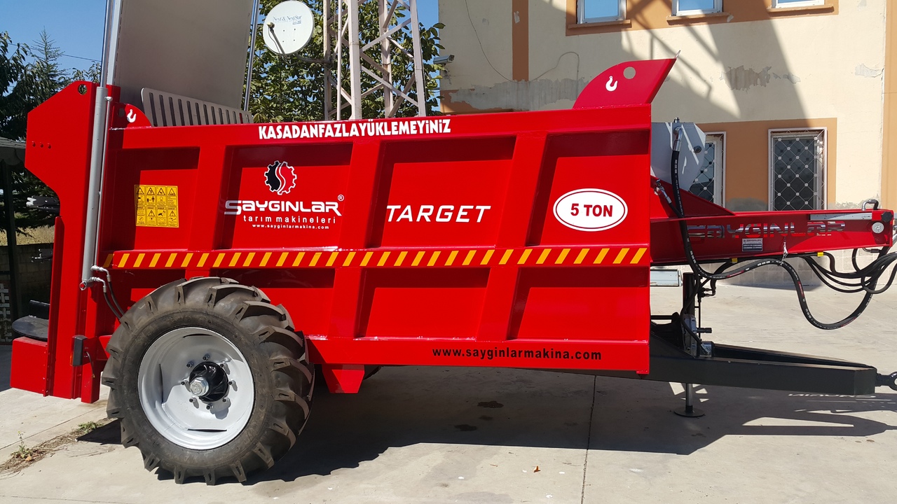 TARGET 5 TON HYDRAULIC PUSH MANURE SPREADER - Møgspreder: billede 4 TARGET 5 TON HYDRAULIC PUSH MANURE SPREADER - Møgspreder: billede 4