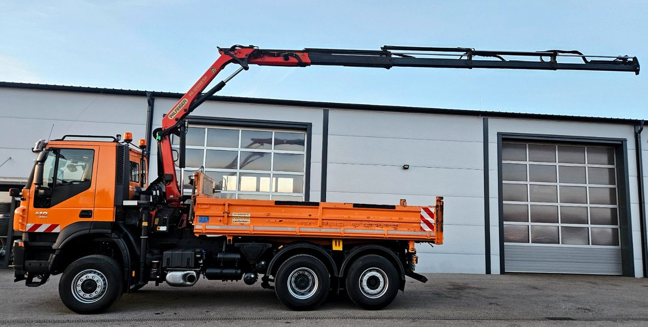 Iveco Trakker 410 6x4-4 EEV Palfinger PK12502 Funk - Tipvogn lastbil, Lastbil med kran: billede 3 Iveco Trakker 410 6x4-4 EEV Palfinger PK12502 Funk - Tipvogn lastbil, Lastbil med kran: billede 3