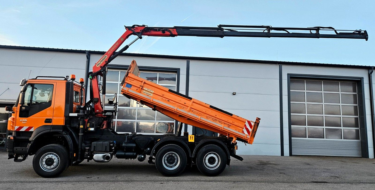 Iveco Trakker 410 6x4-4 EEV Palfinger PK12502 Funk - Tipvogn lastbil, Lastbil med kran: billede 2 Iveco Trakker 410 6x4-4 EEV Palfinger PK12502 Funk - Tipvogn lastbil, Lastbil med kran: billede 2