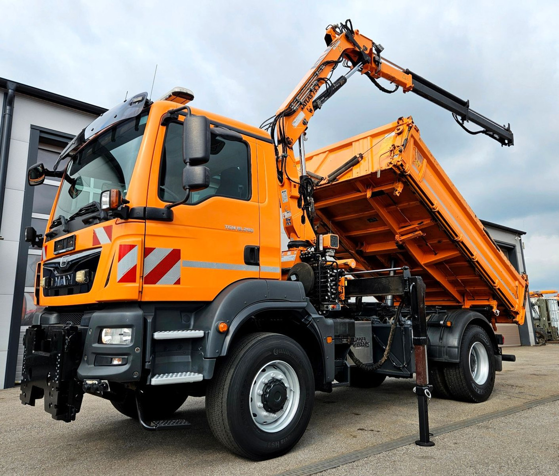 MAN TGM 18.290 4x4 Atlas 75.2 Kran Funk Euro6 - Tipvogn lastbil, Lastbil med kran: billede 5 MAN TGM 18.290 4x4 Atlas 75.2 Kran Funk Euro6 - Tipvogn lastbil, Lastbil med kran: billede 5