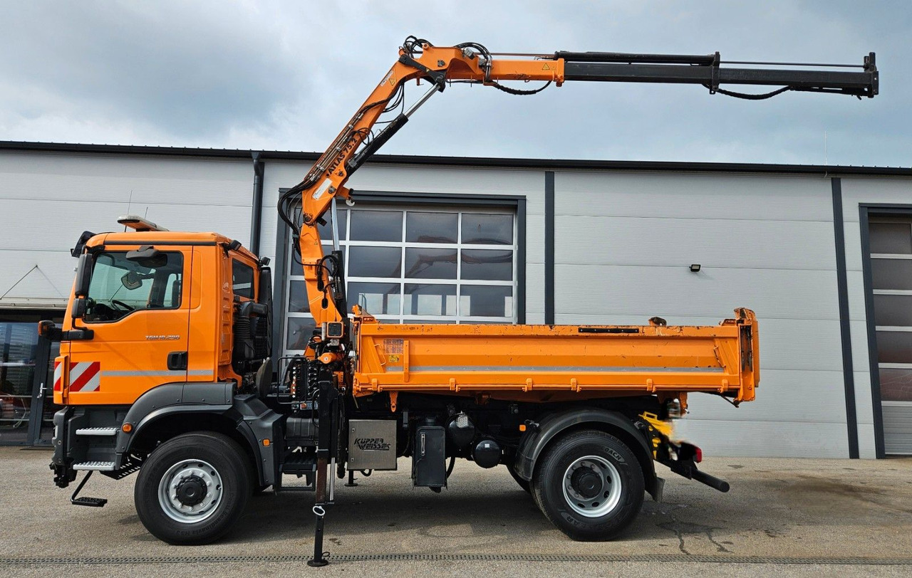MAN TGM 18.290 4x4 Atlas 75.2 Kran Funk Euro6 - Tipvogn lastbil, Lastbil med kran: billede 2 MAN TGM 18.290 4x4 Atlas 75.2 Kran Funk Euro6 - Tipvogn lastbil, Lastbil med kran: billede 2