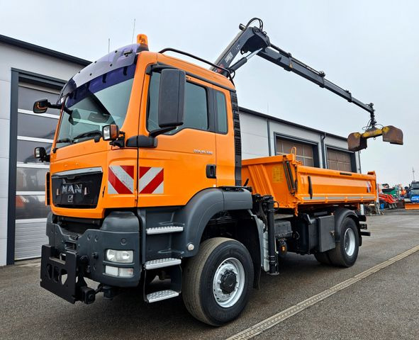 MAN TGS 18.320 4x4 BL HIAB 099-BS3 Funk Kran Euro5 - Tipvogn lastbil, Lastbil med kran: billede 1 MAN TGS 18.320 4x4 BL HIAB 099-BS3 Funk Kran Euro5 - Tipvogn lastbil, Lastbil med kran: billede 1