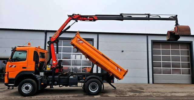 Volvo FM 370 4x4 Palfinger PK12002 Funk Kran EEV - Tipvogn lastbil, Lastbil med kran: billede 2 Volvo FM 370 4x4 Palfinger PK12002 Funk Kran EEV - Tipvogn lastbil, Lastbil med kran: billede 2
