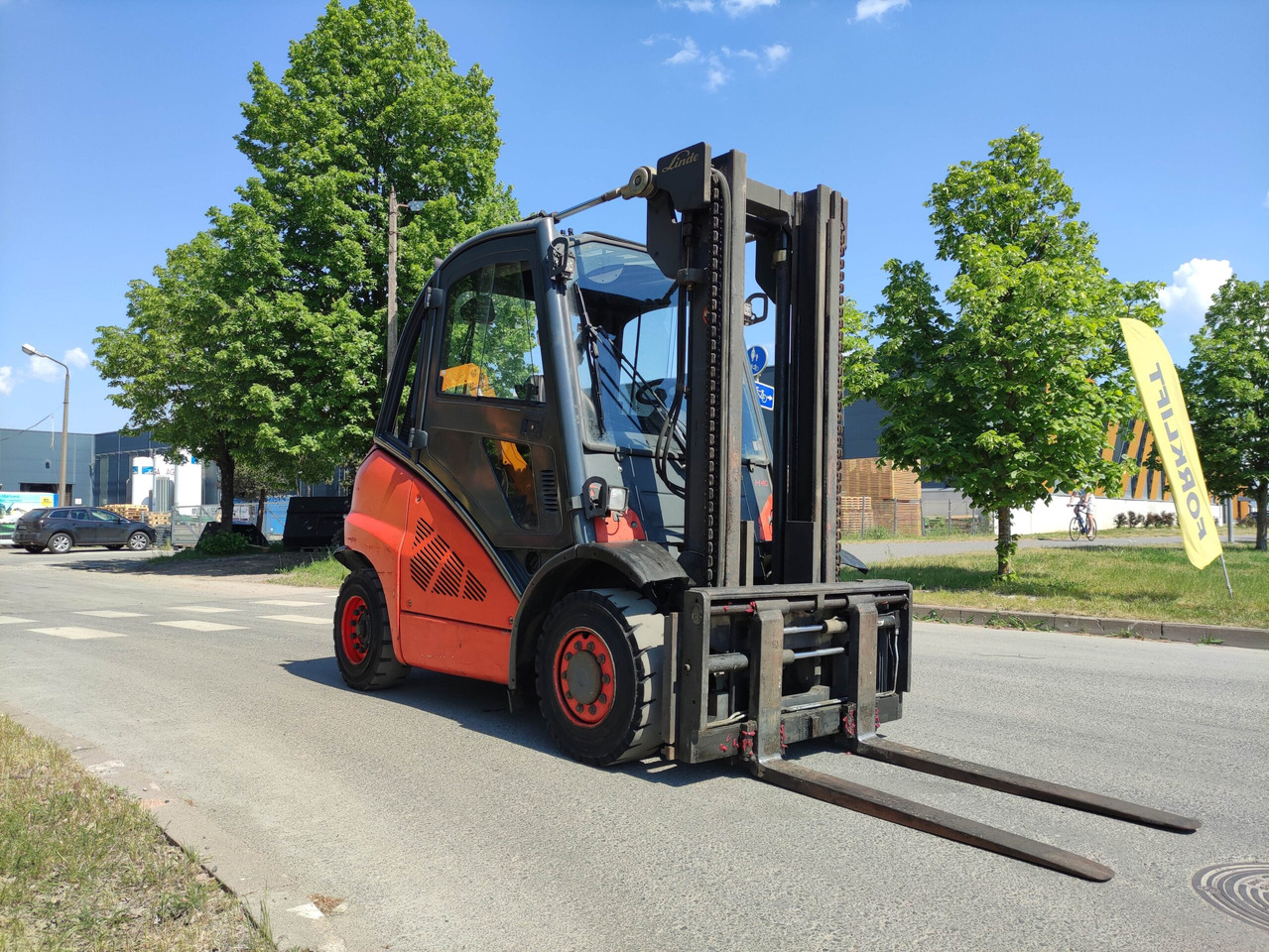 Linde H40D-01 - Diesel gaffeltruck: billede 2 Linde H40D-01 - Diesel gaffeltruck: billede 2