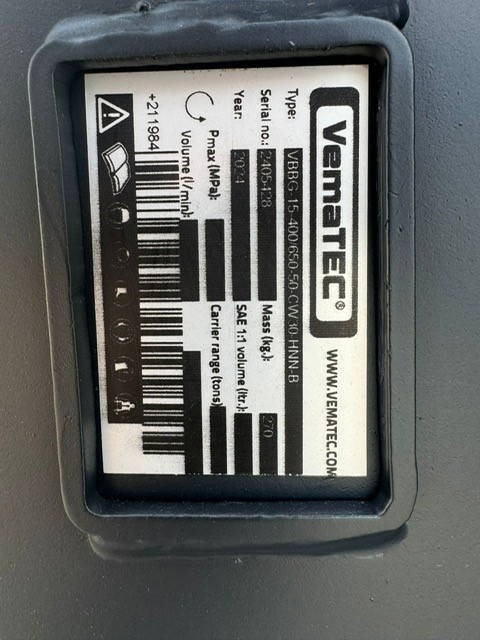 VemaTec New CW30 Bucket 650mm 400mm - Skovl til gravemaskine for Entreprenørmaskin: billede 3 VemaTec New CW30 Bucket 650mm 400mm - Skovl til gravemaskine for Entreprenørmaskin: billede 3