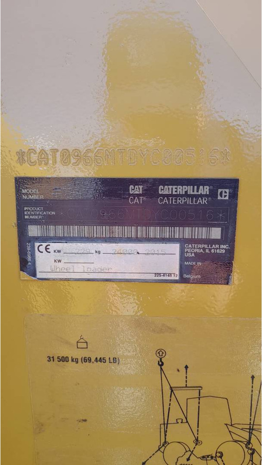 CAT 966M - Gummihjulslæsser: billede 5 CAT 966M - Gummihjulslæsser: billede 5