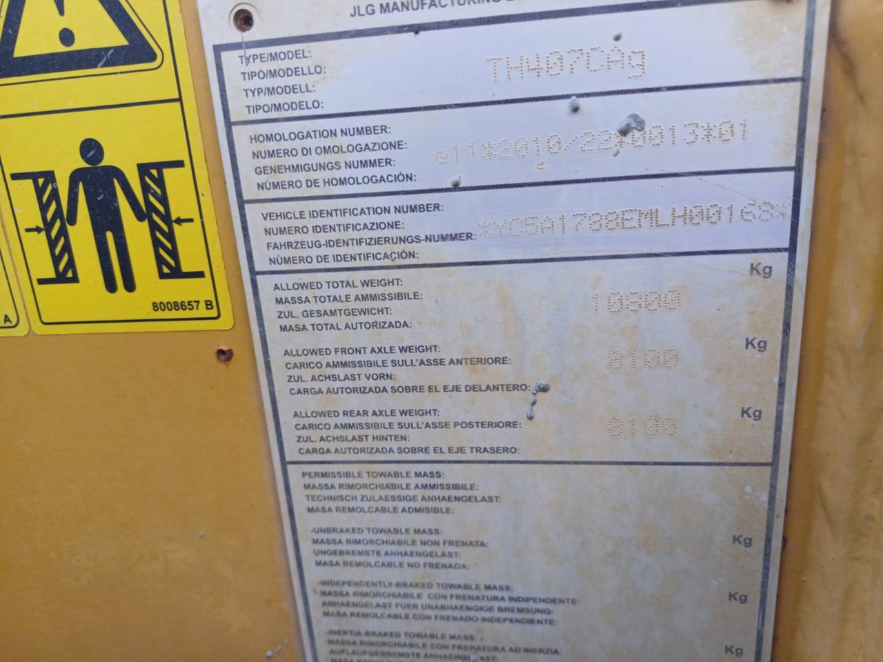 Teleskop truck CAT TH407C: billede 6