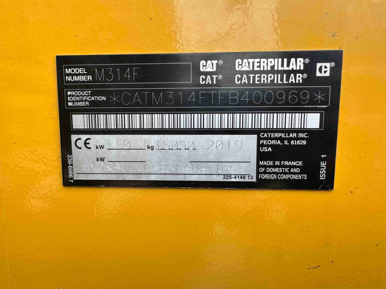 CAT M314F - Hjulgravemaskine: billede 5 CAT M314F - Hjulgravemaskine: billede 5