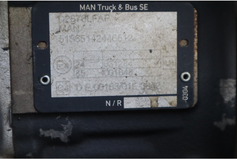 MAN D2676LFAF EURO6 510PS - Motor for Lastbil: billede 5 MAN D2676LFAF EURO6 510PS - Motor for Lastbil: billede 5