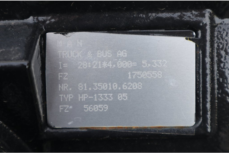 MAN HP-1333-05 28/21 x4.00 - Bagaksel for Lastbil: billede 3 MAN HP-1333-05 28/21 x4.00 - Bagaksel for Lastbil: billede 3