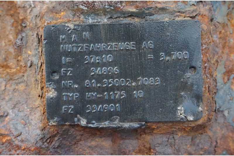 MAN HY-1175-01 37/10 81.35002-7921 - Bagaksel for Lastbil: billede 4 MAN HY-1175-01 37/10 81.35002-7921 - Bagaksel for Lastbil: billede 4