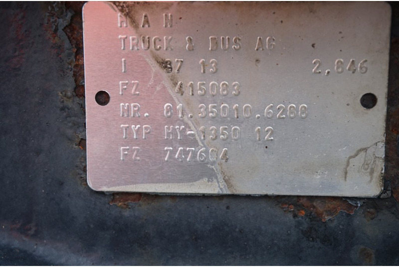MAN HY-1350-12 37/13 - Foraksel for Lastbil: billede 4 MAN HY-1350-12 37/13 - Foraksel for Lastbil: billede 4